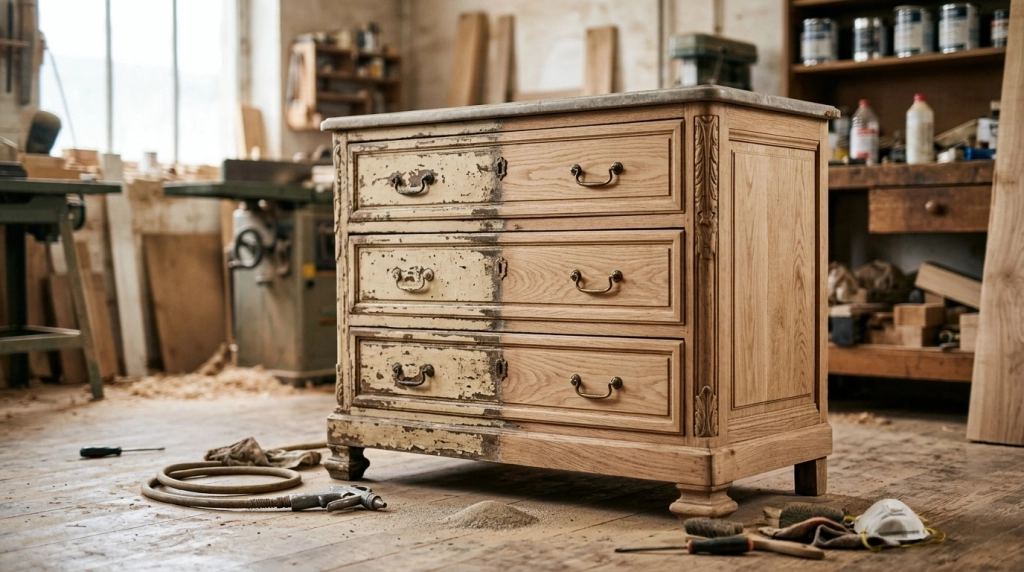 Meubles anciens et bois brut : la grande tendance déco de 2026